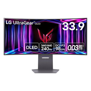 LG Electronics Japan [34GS95QE-B] 33.9C` Ȗʌ^L@EL Q[~Oj^[(3440x1440/OLEDpl/A`OA/HDMIx2/DP/240Hz/NVIDIA G-SYNC Compatible/`g/XCx/)