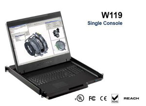 I[XeBq[Y [W119-1201DE] 1U 19C`Ch DVI-D 12|[gKVMhA[