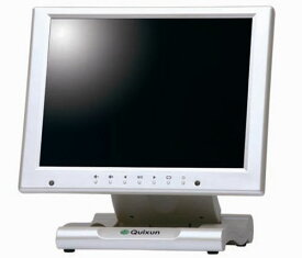 クイックサン [QT-1007P(AVG)] 10.4インチ スクエア 液晶ディスプレイ(1024x768/D-Sub15Pin/RCA/スピーカー/LED/保護フィルタ/パールホワイト)