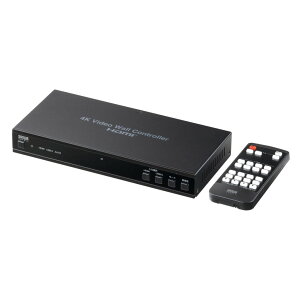 �T�����T�v���C [VGA-PHD4VWC] �r�f�I�E�H�[���R���g���[���[ 4K�Ή� HDMI 4��� ����-HDMI/Type-C �o��-HDMI/���f�W�^��/3.5mm�X�e���I�~�j�W���b�N �~���[/�g�����[�h�Ή� �\�t�g�s�v