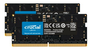 crucial [CT2K16G56C46S5] �m�[�gPC�p���݃����� 32GB(16GBx2��)DDR5 5600MT/s CL40 SODIMM