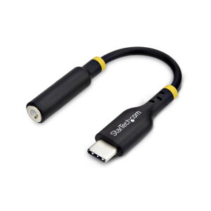 StarTech.com [USBCAUDIO2] USB-C 3.5mmI[fBIϊA_v^[/32bit DAC Hi-Fi/Thunderbolt݊/wbhtH wbhZbgΉ/m[gPC ^ubg X}[gtHΉ