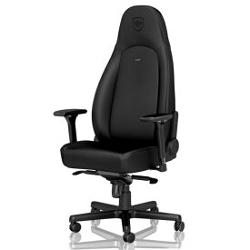 noblechairs [NBL-ICN-PU-BED-SGL] ICON ワーキングチェア ブラックエディション ハイブリッドPUレザー