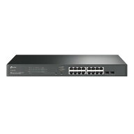 TP-Link [TL-SG2218P(UN)] 18ポート ギガビット デスクトップ スイッチングハブ(16 PoE+ポート搭載)