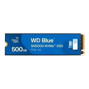 WD Blue SN5000 SSD M.2 PCIe Gen 4 x4 NVMe 500GB M.2 2280