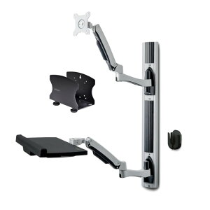 StarTech.co.. [2PASTSC-WALL-MOUNT] ���j�^�[�A�[��&�L�[�{�[�h�g���C��̌^PC���j�b�g/�Ǌ|����/�ő�32�C���`���j�^�[�EVESA�K�i�Ή�/�܂肽���ݎ� �ȃX�y�[�X�݌v