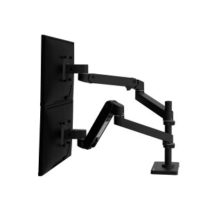 ERGOTRON [45-690-292] LX PRO �f�X�N�}�E���g ���j�^�[�A�[�� �f���A�� �c/���^ �u���b�N 24�C���`(3.6�`20.0kg)�܂őΉ�