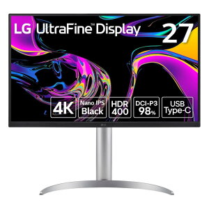 LG Electronics Japan [27UQ850V-W] 27�C���` ���C�h �t���f�B�X�v���C(3840x2160/IPS/�A���`�O���A/HDMIx2/DP/TypeC(PD90W)/�X�s�[�J�[/�`���g/��������/�s�{�b�g/3�N�ۏ�)