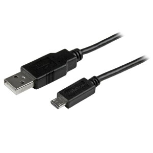 StarTech.com [USBAUB2MBK] USB 2.0-}CNUSBP[u/2m/Type-A to Micro USB/IX-IX/ubN/f[^]Ep