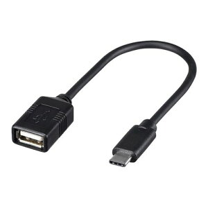 BUFFALO [BSUAMC2015BK] USB2.0ϊP[u(AX to C) 0.15m ubN