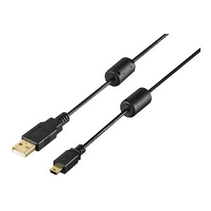 BUFFALO [BU2AMNF30BK] USB2.0 A to miniB�t�F���C�g�R�A�t�P�[�u��3.0m�u���b�N