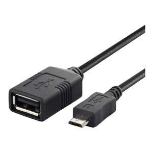 BUFFALO [BSMPC11C05BK] USB(microB to A)ϊA_v^[ 0.5m ubN