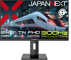 �W���p���l�N�X�g [JN-T245G300F-HSP] 24.5�C���` �Q�[�~���O���j�^�[(1920x1080/TN/300Hz/HDMIx2/DPx2/�X�s�[�J�[/��������/�X�C�x��/�s�{�b�g/�����/2�N�ۏ�)