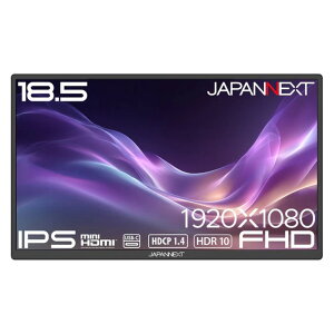 �W���p���l�N�X�g [JN-MD-IPS185F] 18.5�C���` ���C�h ���o�C���f�B�X�v���C(1920x1080/IPS/miniHDMI/TypeCx2/�X�s�[�J�[/�����/�L�b�N�X�^���h/�P�[�X�t/2�N�ۏ�)