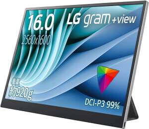 LG Electronics Japan [16MR70] 16C` oCj^[(2560x1600/IPS/mOA/TypeCx2/I[gs{bg)