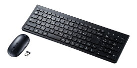 サンワサプライ [SKB-WL31SETBK] マウス付きワイヤレスキーボード