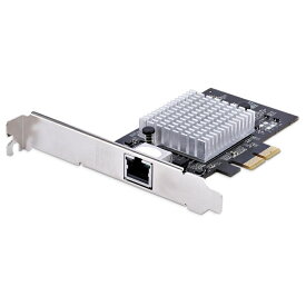 StarTech.com [ST10GSPEXNB2] PCI Express LANカード/1ポート/10Gbps/6スピード/10GBASE-T & NBASE-T/ジャンボフレーム対応/NICボード/PCネットワークアダプター