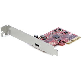 StarTech.com [PEXUSB321C] PCI Express拡張カード/PCIe 3.0 x4/1ポート USB Type-C 3.2 Gen 2x2(20Gbps)/Windows & Linux/USB C増設 インターフェース アダプター 拡張ボード