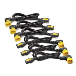 APC [AP8702R-WW] Power Cord Kit(6 ea)ALockingAC13 to C14(90 Degree)A0.6m