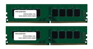 vXg [PDD4/2666-16GX2] 32GB(16GB 2g)PC4-21300(DDR4-2666)288PIN UDIMM