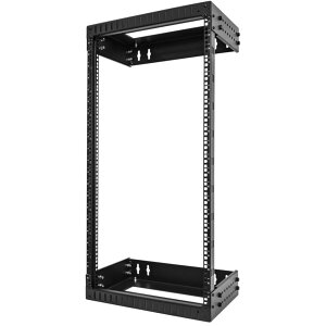 StarTech.com [RACK-21U-20-WALL-OA] �T�[�o�[���b�N/�I�[�v���t���[��/�E�H�[���}�E���g/19�C���`/21U/2�|�X�g/���s��30.5cm�`50.8cm/�ω׏d90kg/AV�AIT�ʐM�A�l�b�g���[�N�X�C�b�`�A�p�b�`�p�l���A�R���s��