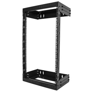 StarTech.com [RACK-18U-20-WALL-OA] �T�[�o�[���b�N/�I�[�v���t���[��/�E�H�[���}�E���g/19�C���`/18U/2�|�X�g/���s��30.5cm�`50.8cm/�ω׏d90kg/AV�AIT�ʐM�A�l�b�g���[�N�X�C�b�`�A�p�b�`�p�l���A�R���s��
