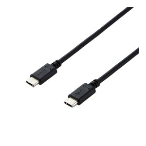 �G���R�� [MPA-CC10PNBK] �X�}�z�E�^�u���b�g�pUSB�P�[�u��/USB(C-C)/�X�^���_�[�h/Power Delivery�Ή�/�F�ؕi/1.0m/�u���b�N