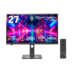 ACEI[Ef[^@ [LCD-GDQ271JLAQ] Mini LED̗p 200Hz&WQHDΉLF27^Q[~Oj^[uGigaCrystav