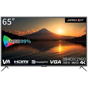 WplNXg [JN-V6500UHDR-N] 65C` Ch 4KtfBXvC(3840x2160/HDMIx3/DP/VGA/VApl/HDR10//Xs[J[/2Nۏ)