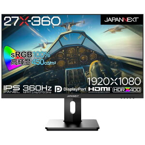 WplNXg [JN-360IPS27FHDR-HSP] 27C` ChQ[~Oj^[(1920x1080/IPS/360Hz/DPx2/HDMIx2/`g//XCx/s{bg//2Nۏ)