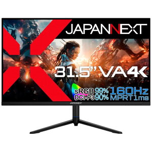 WplNXg [JN-315V160UR-HSP] 31.5C` Ch 4KQ[~Oj^[(3840x2160/VA/160Hz/DPx2/HDMIx2/Xs[J[/`g//XCx/s{bg//2Nۏ)