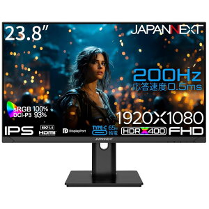 WplNXg [JN-IPS238G200F-HSPC6] 23.8C` Q[~Oj^[(1920x1080/IPS/200Hz/DP/HDMI/Type-C65Wd/Xs[J[/`g//XCx/s{bg//2Nۏ)