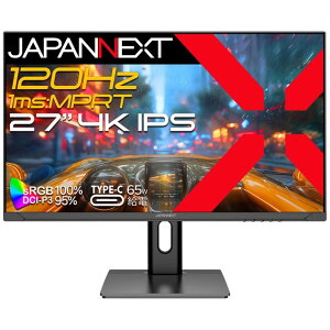 WplNXg [JN-IPS27G120U-HSPC6] 27C` Ch 4KQ[~Oj^[(3840x2160/IPS/120Hz/DP/HDMIx2/Type-C65Wd/Xs[J[//XCx/s{bg//2Nۏ)