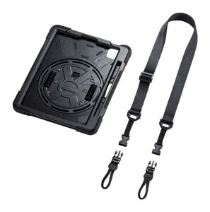�T�����T�v���C [PDA-IPAD1717BK] iPad Air �ϏՌ��P�[�X(�n���h���A�X�^���h�A�V�����_�[�x���g�t��)
