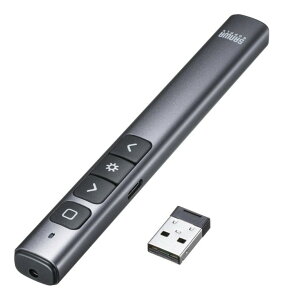 �T�����T�v���C [LP-RF117GM] ���[�U�[�|�C���^�[ �p���[�|�C���^�[ ���C�����X�v���[���^�[ 2.4GHz �O���[�����[�U�[ ���V�[�o�[�{�̎��[�\ PSC�F�� USB�[�d�� PowerPoint �u���b�N