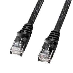 �T�����T�v���C [LA-FL6-15BK] �J�e�S��6�t���b�gLAN�P�[�u�� 15m �u���b�N