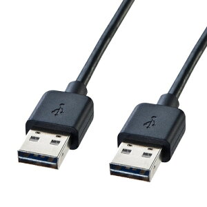�T�����T�v���C [KU-RAA05] ���ʑ}����USB�P�[�u��(A-A�^�C�v) 0.5m �u���b�N