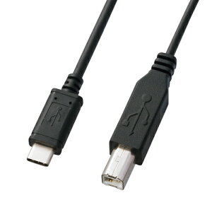 �T�����T�v���C [KU-CB10] USB2.0 TypeC - B�P�[�u�� 1m