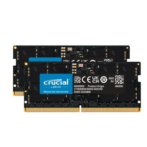 crucial [CT2K16G56C46S5] m[gPCp݃ 32GB(16GBx2)DDR5 5600MT/s(PC5-44800)CL40 SODIMM 262pin