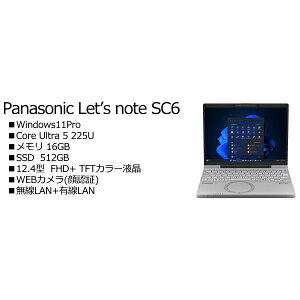 Panasonic CF-SC6ADTCR Letfs note SC6  ݌Ɍ