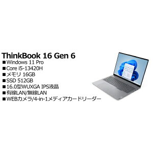 Lenovo 21KH00PMJP ThinkBook 16 Gen6