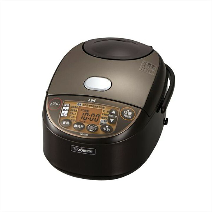 楽天市場】象印 ZOJIRUSHI NP-VI10-TA IH炊飯ジャー 極め炊き 黒まる厚 