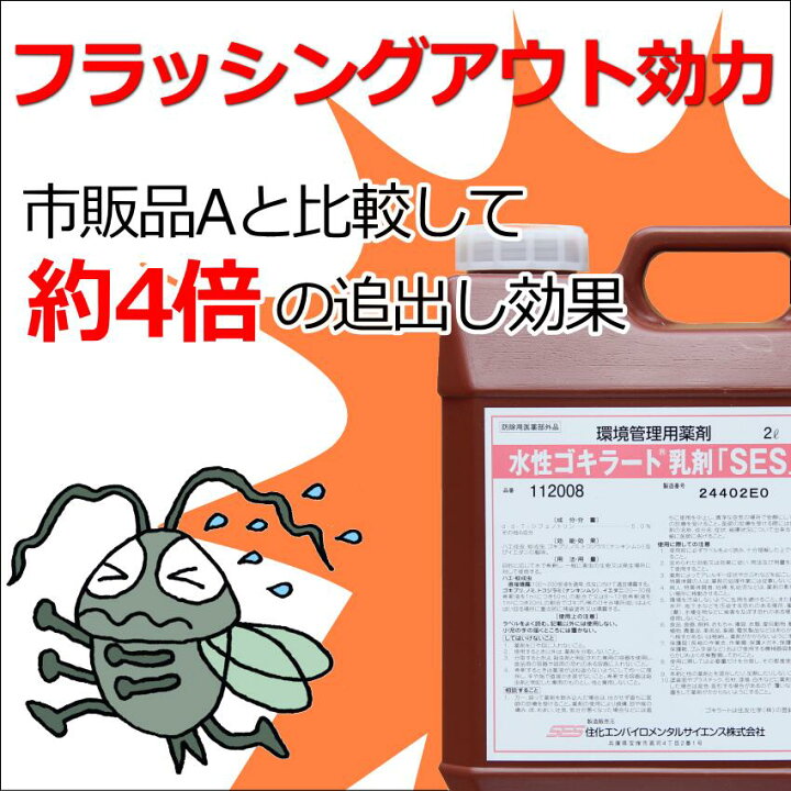 楽天市場】水性ゴキラート乳剤SES噴霧器セット ゴキブリ ハエ 蚊 ノミ