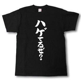 ハゲてるぜ？　筆で書いた文字Tシャツ