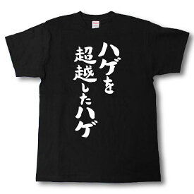 ハゲを超越したハゲ　筆で書いた文字Tシャツ