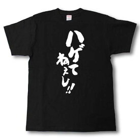 ハゲてねえし！！　筆で書いた文字Tシャツ