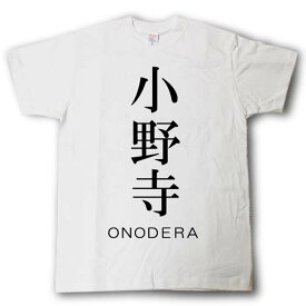 スタイリッシュ！　苗字Tシャツ　小野寺