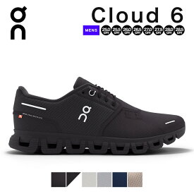 オン on On スニーカー クラウド6 cloud6 メンズ シューズ クラウド cloud 6 メンズシューズ ランニングシューズ スリッポン ブランド おしゃれ 軽量 軽い 履きやすい 疲れにくい 厚底 ローカット 結ばない ひも スポーツ ブラック 黒 ホワイト 白 靴 くつ 2025 春 春夏 夏