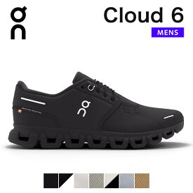 オン on On スニーカー クラウド6 cloud6 メンズ シューズ クラウド cloud 6 メンズシューズ ランニングシューズ スリッポン ブランド おしゃれ 軽量 軽い 履きやすい 疲れにくい 厚底 ローカット 結ばない ひも スポーツ ブラック 黒 ホワイト 白 ネイビー 紺 靴 くつ