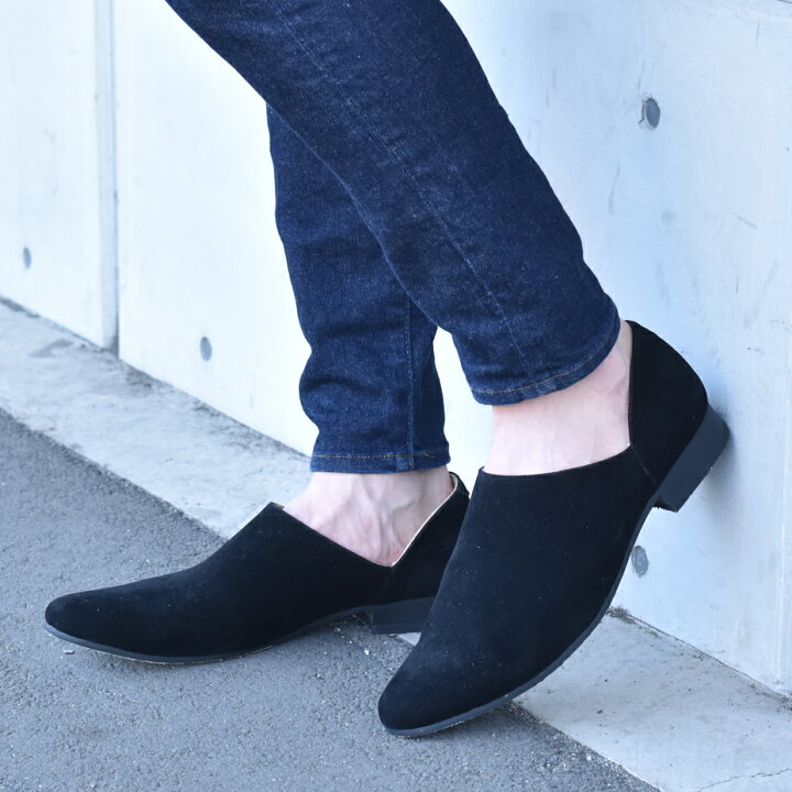 楽天市場 スリッポン メンズ サンダル つっかけ ドクターシューズ ローファー おしゃれ ヒール 革靴 皮靴 カジュアルシューズ スエード スウェード ブランド Svec シュベック ブラック 黒 22 冬 春 春夏 Ttclub